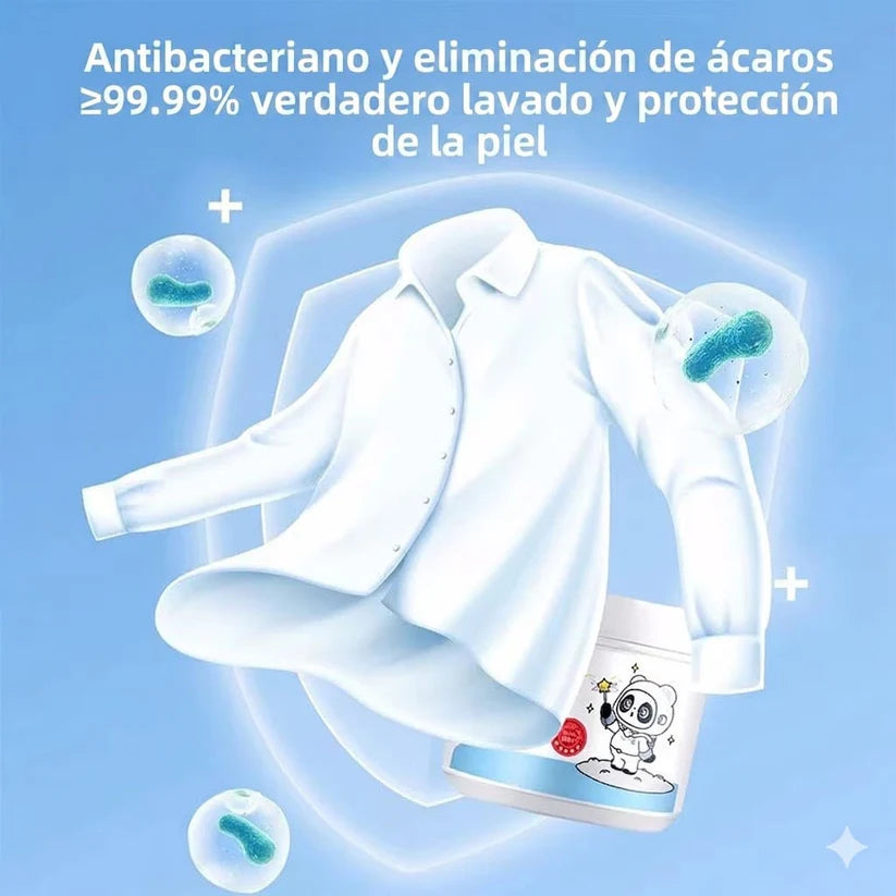 Polvo de burbujas Quitamanchas 2 x 1
