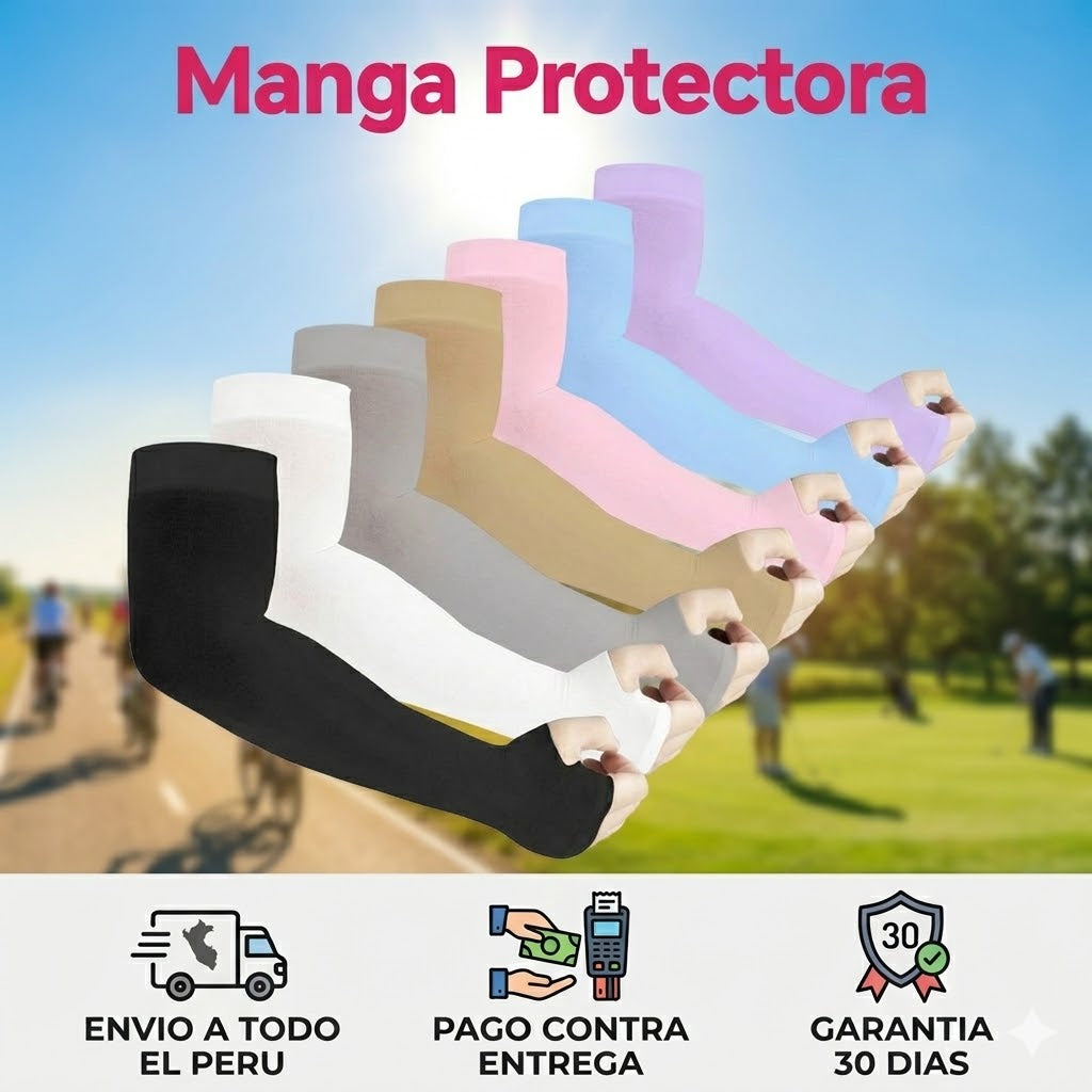 12x Mangas Proctectores Solares: Dile adiós a las quemaduras solares