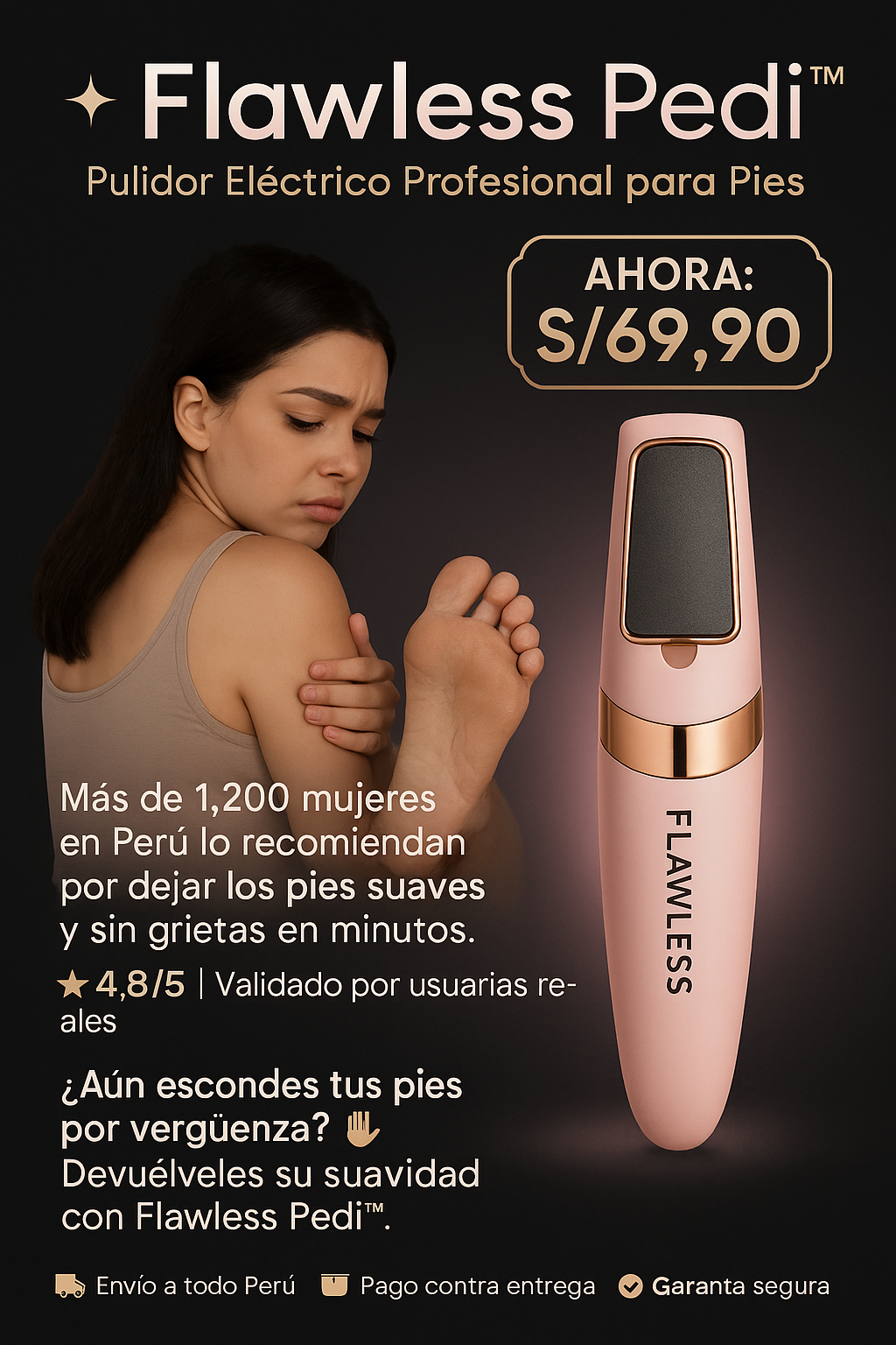 Pulidor Eléctrico Profesional para Pies