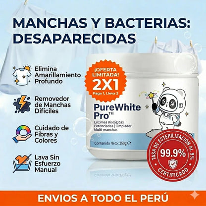 Polvo de burbujas Quitamanchas 2 x 1