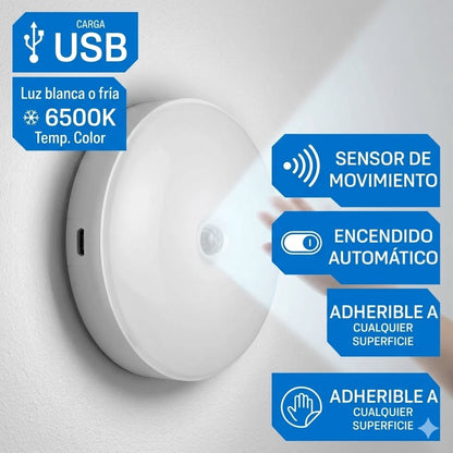 Luz LED Inteligente con Sensor de Movimiento 💡✨