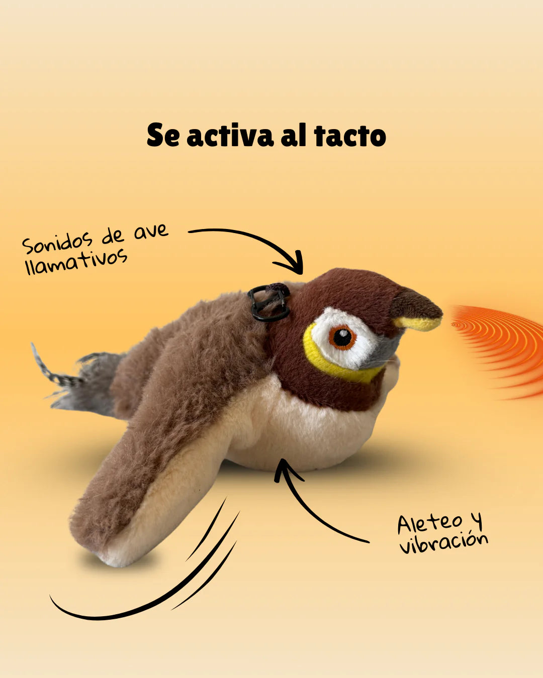 Pájaro Volador Interactivo: El Juguete Que Hace Saltar y Cazar a Tu Gato