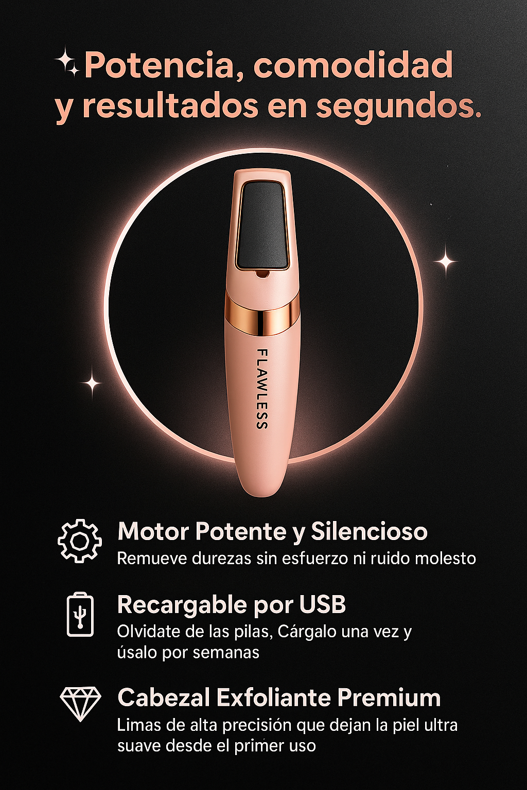 Pulidor Eléctrico Profesional para Pies