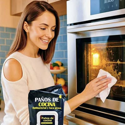 PAÑOS QUITA GRASA ANTIBACTERIAL 50 UNIDADES
