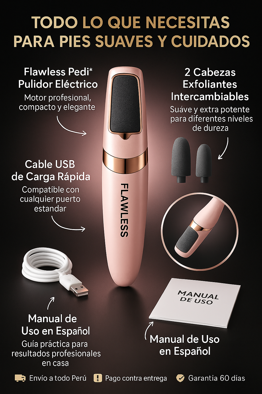Pulidor Eléctrico Profesional para Pies