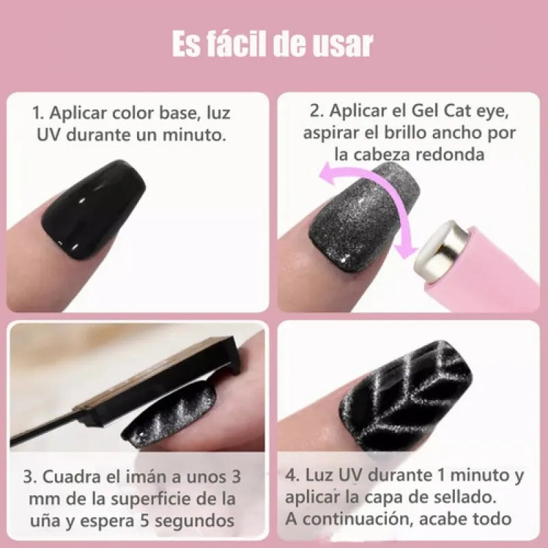 Imán 6 en 1 PRO para efecto Ojo de Gato