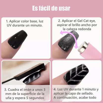 Imán 6 en 1 PRO para efecto Ojo de Gato