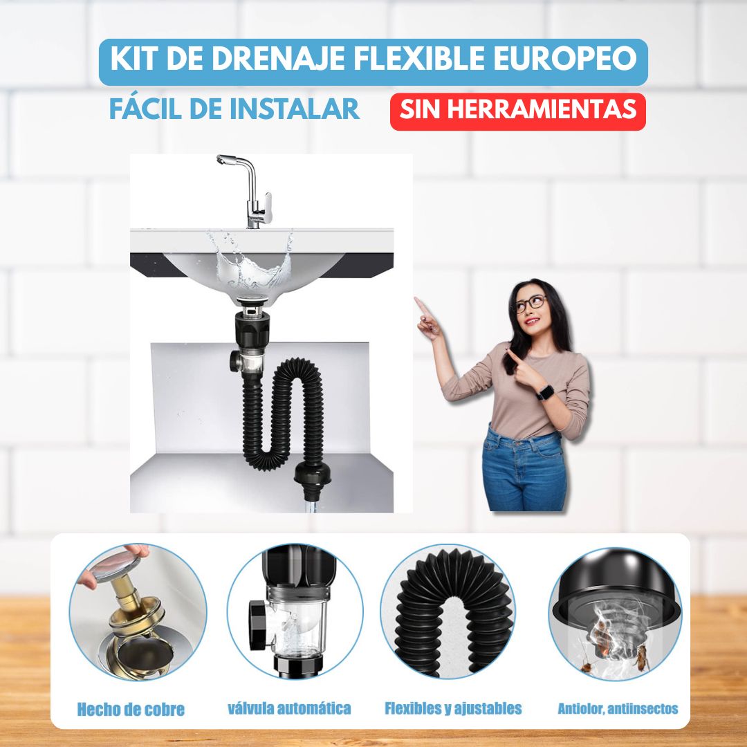 KIT Drenaje Flexible | Fácil de instalar