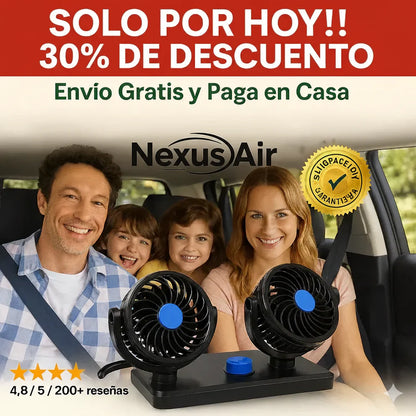 Ventilador eléctrico DOBLE para auto
