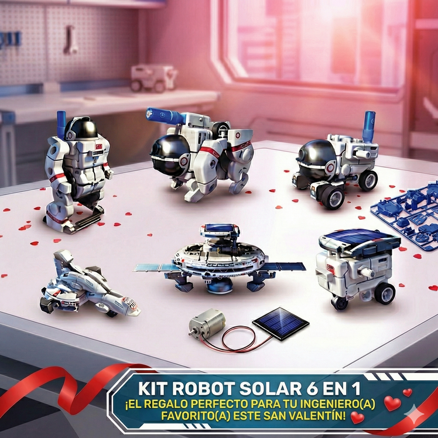 Kit Robot Espacial 6 en 1