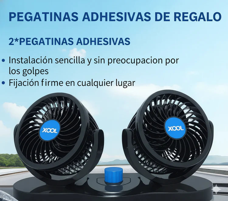 Ventilador eléctrico DOBLE para auto