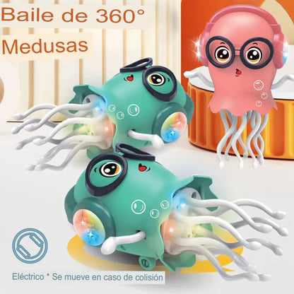 Pulpo Bailarín musical con luces y sensor