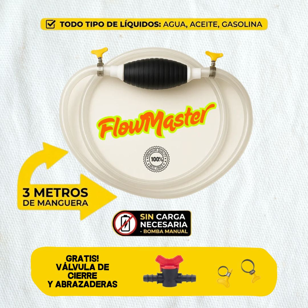 FlowMaster™ - Transferidor manual de líquidos