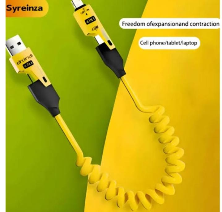 Cable 4 en 1 SUPER CARGA RÁPIDA - 2026