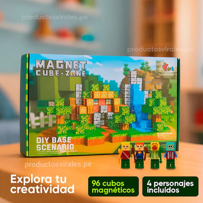 Mundo Magnético Minecraft - 100 piezas | Original
