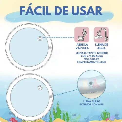 PISCINA refrescante para mascota
