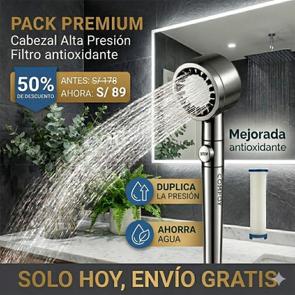Ducha de Alta Presión Antioxidante ®