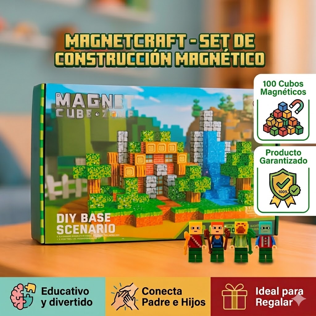 MAGNETCRAFT -  100 Piezas Magnéticos