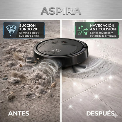 ROBOT ASPIRADORA INTELIGENTE - 3 EN 1 (BARRE, ASPIRA Y TRAPEA)