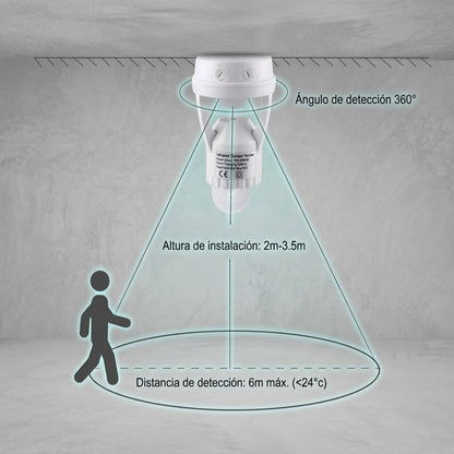 Socket Sensor Movimiento: Convierte tu foco común en una luz automática 💡